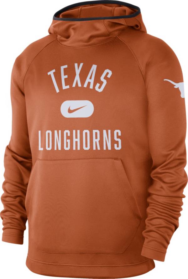 Nike Men's Texas Longhorns Burnt Orange Spotlight Basketball Pullover Hoodie