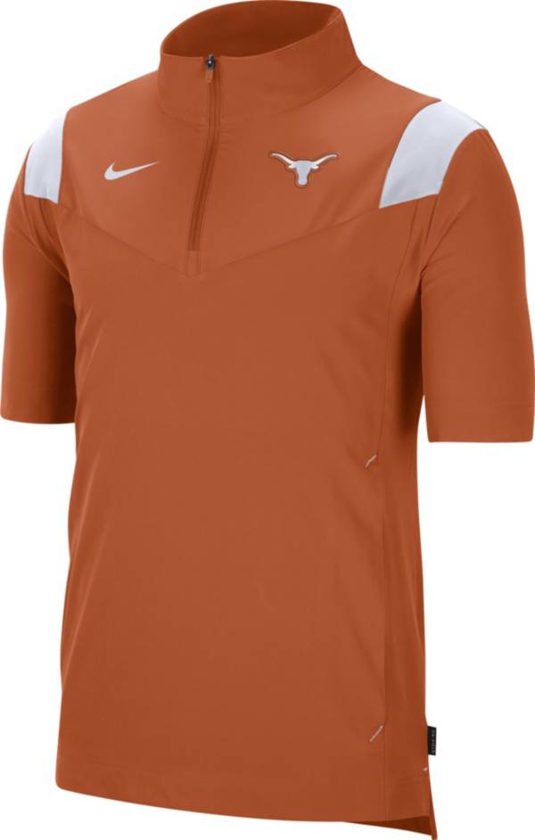 Nike Men's Texas Longhorns Burnt Orange Football Sideline Coach Short  Sleeve Jacket | Dick's Sporting Goods