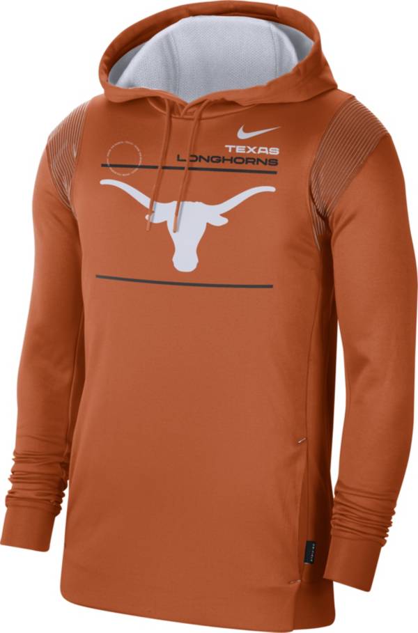 Nike Men's Texas Longhorns Burnt Orange Therma Performance Pullover Hoodie