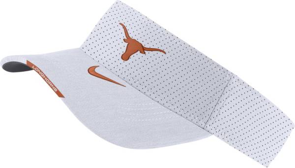 Nike Men's Texas Longhorns White Aero Football Sideline Visor