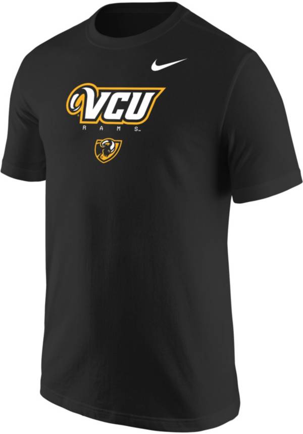 Nike Men's VCU Rams Core Cotton Graphic Black T-Shirt
