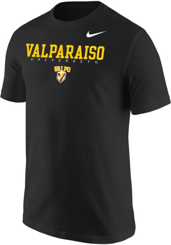 Nike Men's Valparaiso Beacons Core Cotton Graphic Black T-Shirt