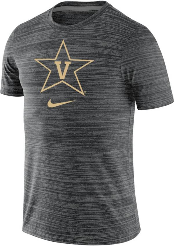 Nike Men's Vanderbilt Commodores Velocity Legend Heathered Black T-Shirt