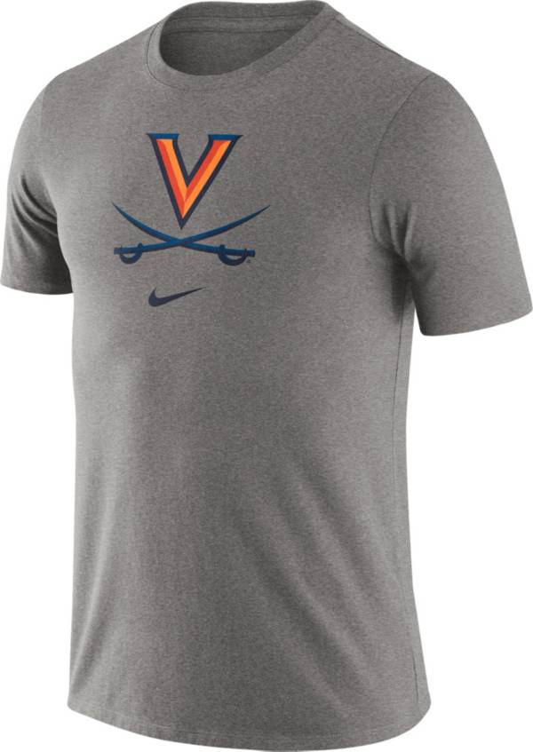Nike Men's Virginia Cavaliers Grey Essential Logo T-Shirt product image