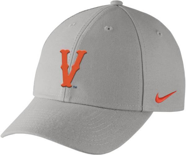 Nike Men's Virginia Cavaliers Grey Vintage Logo Dri-FIT Wool Classic Hat