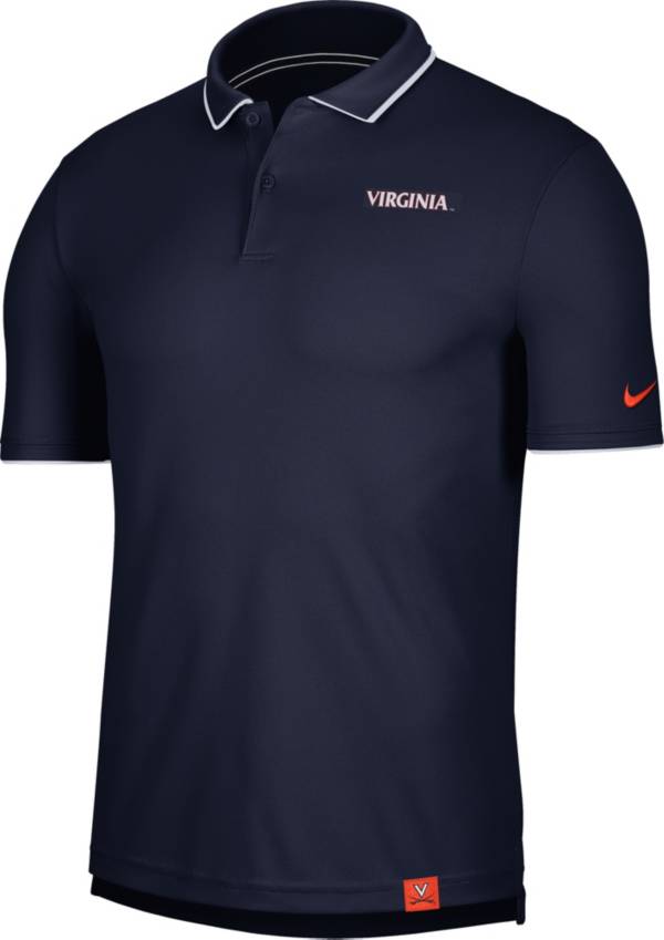 Nike Men's Virginia Cavaliers Blue Dri-FIT UV Polo