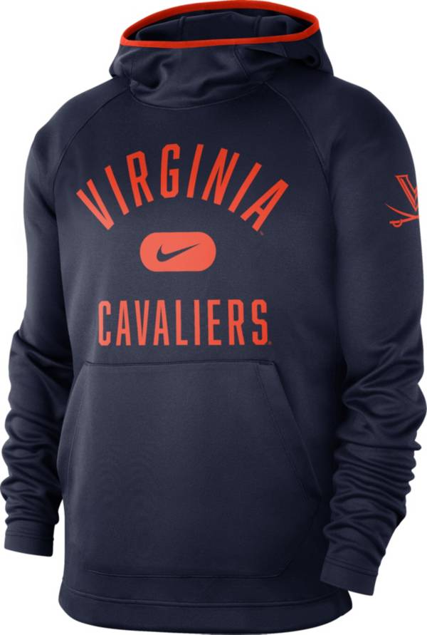 Nike Men's Virginia Cavaliers Blue Spotlight Basketball Pullover Hoodie