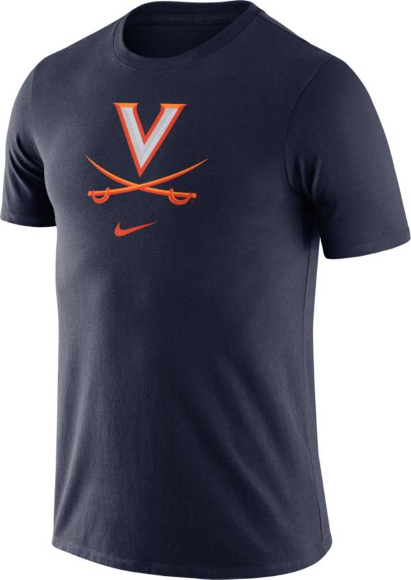 Nike Men's Virginia Cavaliers Blue Essential Logo T-Shirt