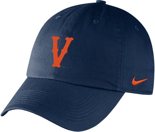 Nike Men's Virginia Cavaliers Blue Vintage Logo Campus Adjustable Hat