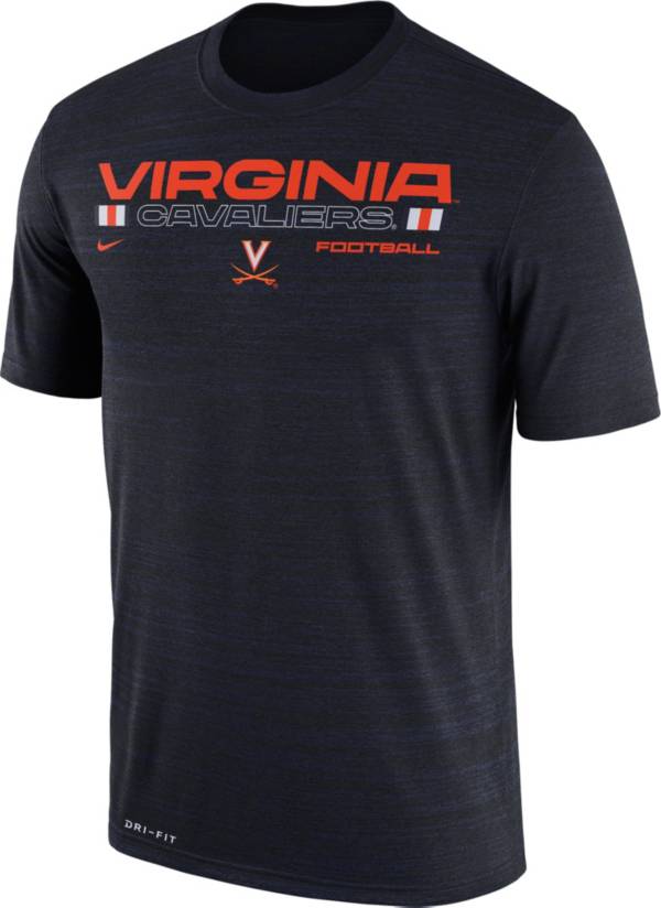 Nike Men's Virginia Cavaliers Blue Velocity Legend Football T-Shirt