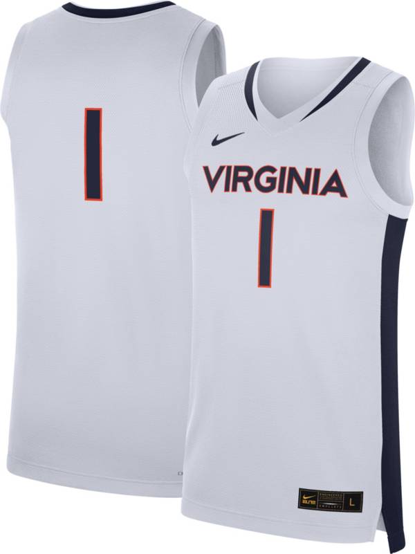 Nike Men's Virginia Cavaliers White Replica Basketball Jersey