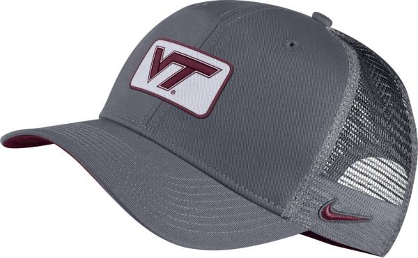Nike Men's Virginia Tech Hokies Grey Classic99 Trucker Hat