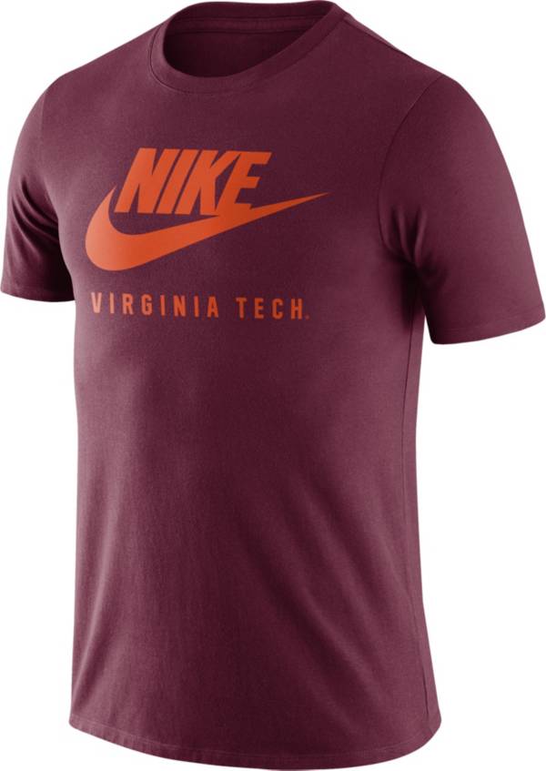 Nike Men's Virginia Tech Hokies Maroon Futura T-Shirt