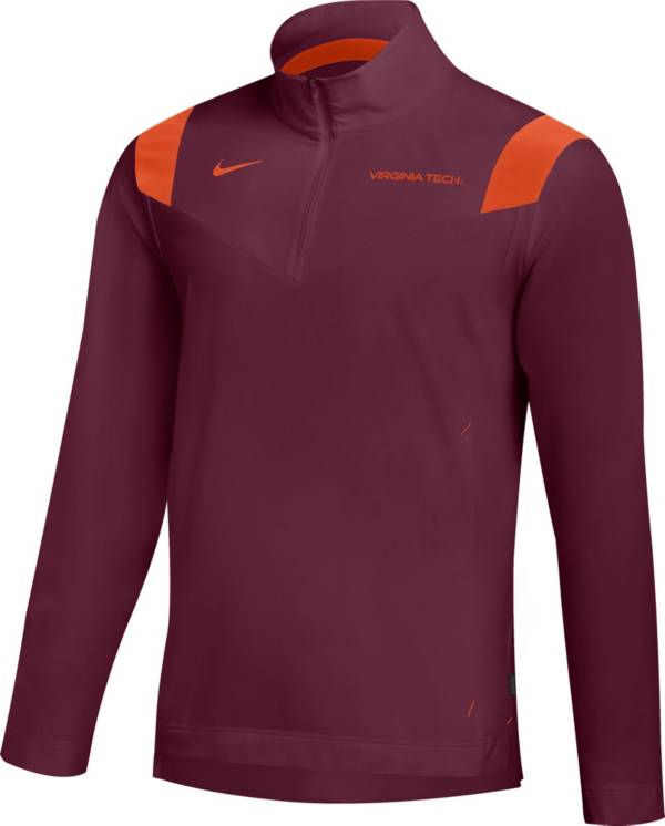 Nike Men's Virginia Tech Hokies Maroon Football Sideline Coach Lightweight Jacket