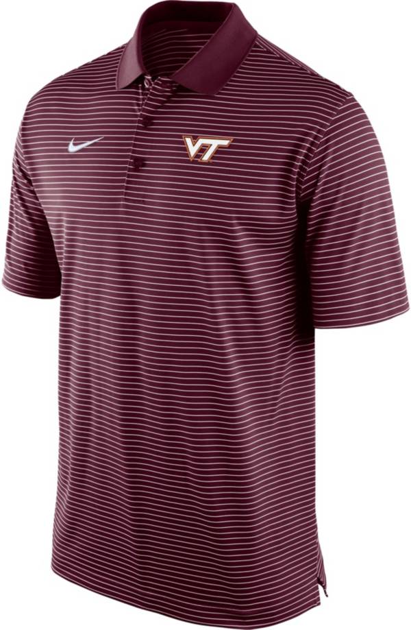 Nike Men's Virginia Tech Hokies Maroon Stadium Polo