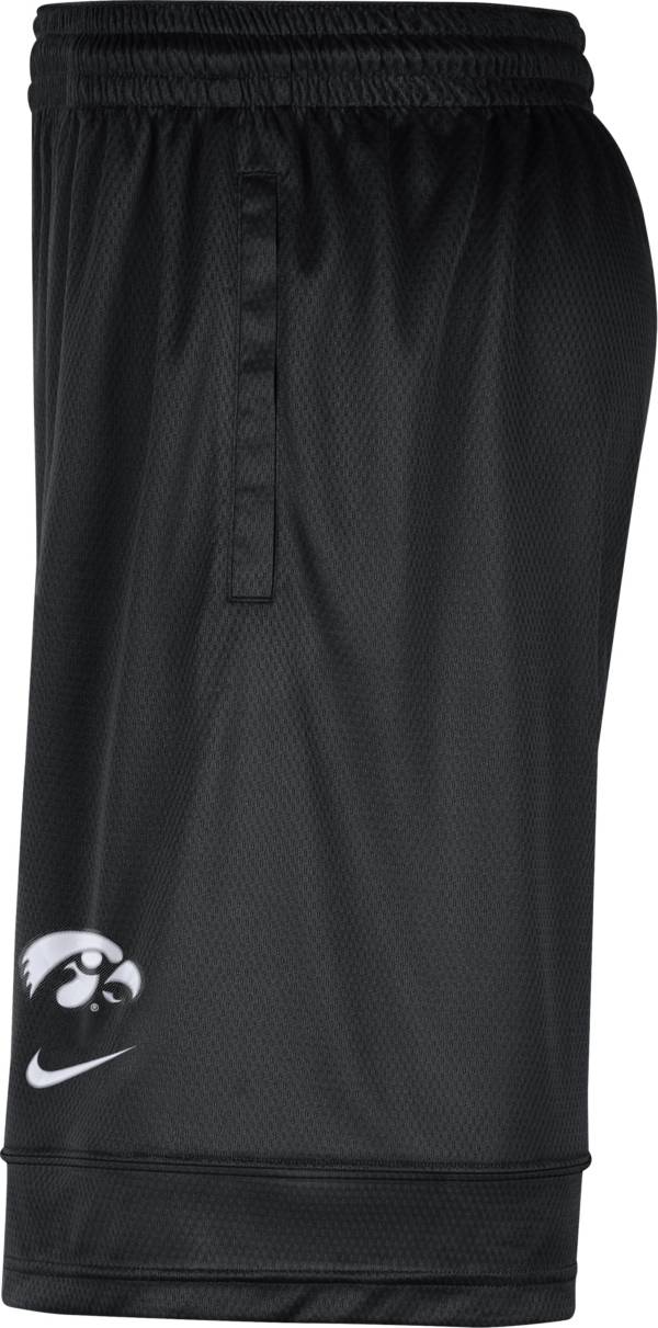 Nike Men's Iowa Hawkeyes Black Dri-FIT Fast Break Shorts