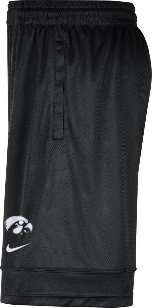 Nike Men's Iowa Hawkeyes Black Dri-FIT Fast Break Shorts product image