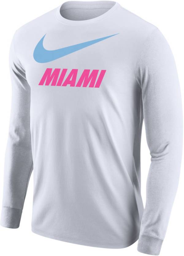 Nike Men's Miami City Long Sleeve White T-Shirt product image