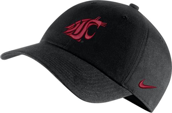 Nike Men's Washington State Cougars Black Heritage86 Adjustable Hat