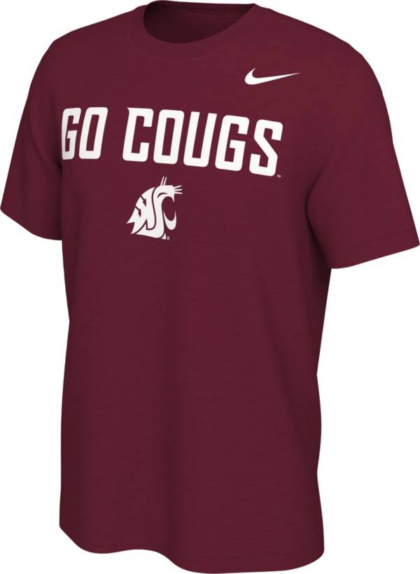 Nike Men's Washington State Cougars Crimson Go Cougs Mantra T-Shirt