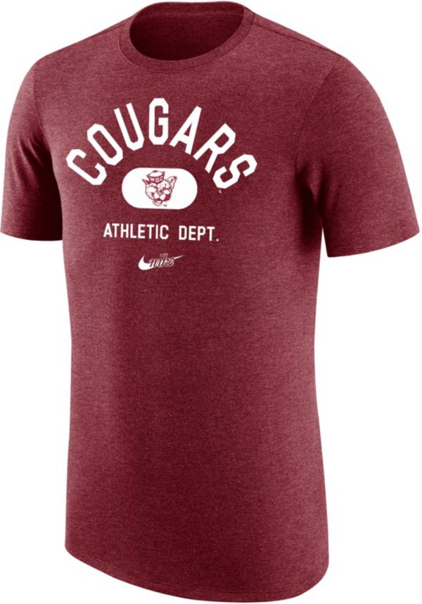 Nike Men's Washington State Cougars Crimson Tri-Blend Old School Arch T-Shirt