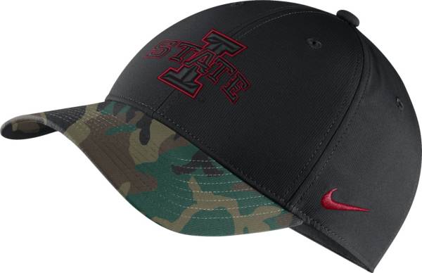 Nike Men's Iowa State Cyclones Black/Camo Military Appreciation Adjustable Hat