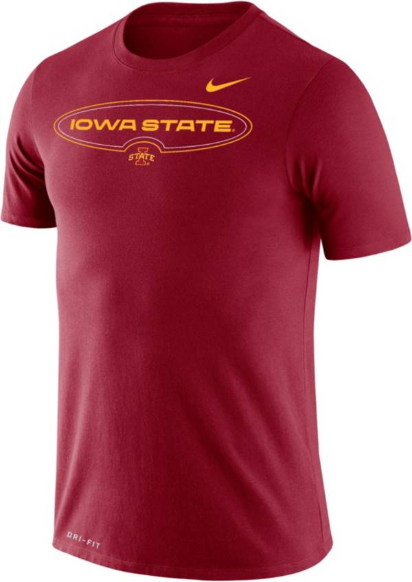 Nike Men's Iowa State Cyclones Cardinal Dri-FIT Legend Wordmark T-Shirt