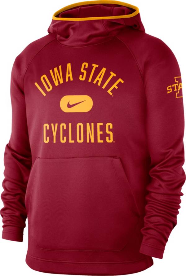 Nike Men's Iowa State Cyclones Cardinal Spotlight Basketball Pullover Hoodie