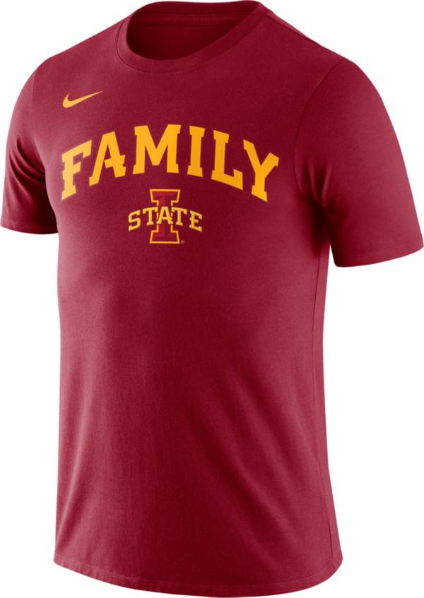 Nike Men's Iowa State Cyclones Cardinal Family T-Shirt