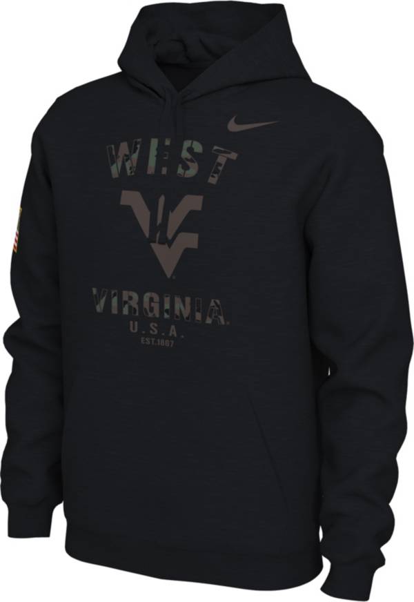 Nike Men's West Virginia Mountaineers Veterans Day Black Pullover Hoodie product image