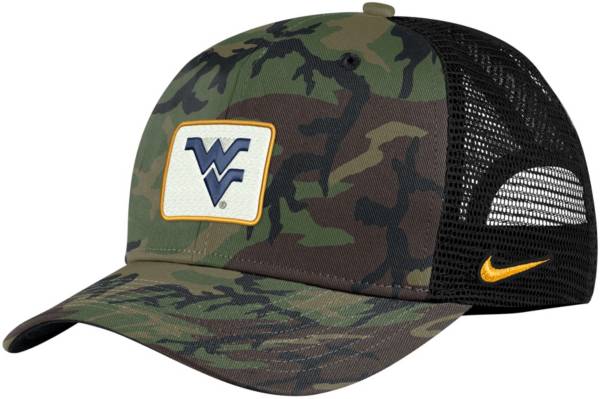Nike Men's West Virginia Mountaineers Camo Classic99 Trucker Hat
