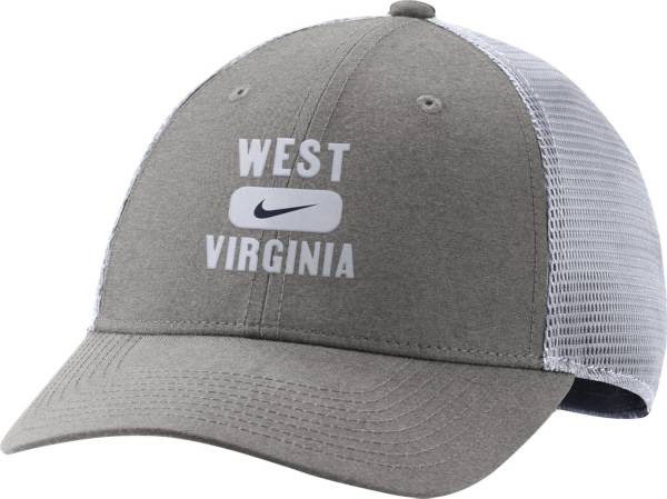 Nike Men's West Virginia Mountaineers Grey Legacy91 Trucker Hat