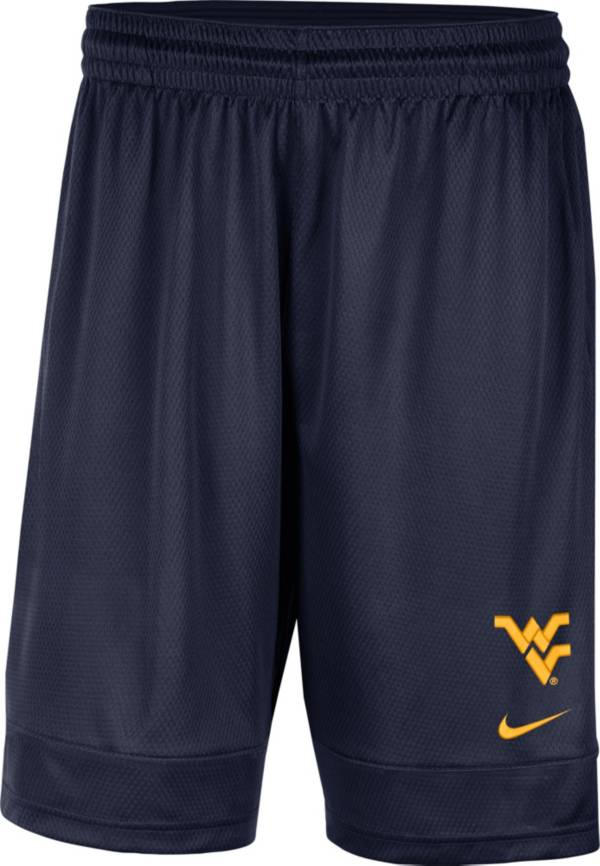 Nike Men's West Virginia Mountaineers Blue Dri-FIT Fast Break Shorts