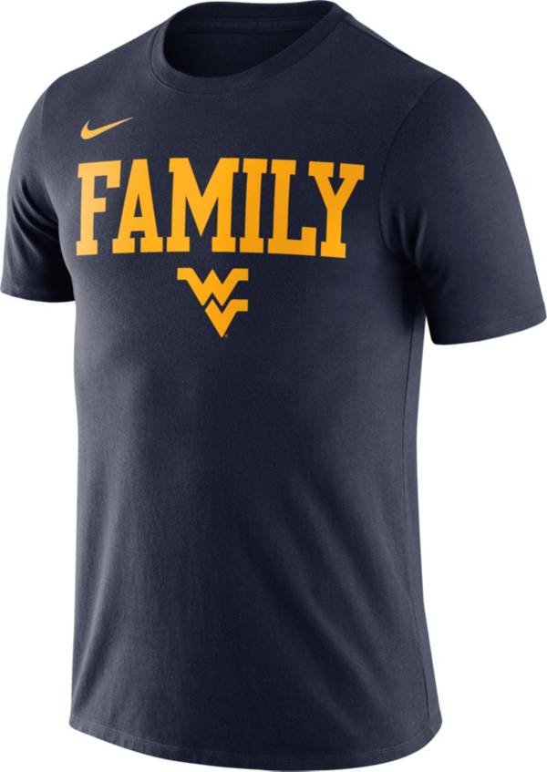 Nike Men's West Virginia Mountaineers Blue Family T-Shirt