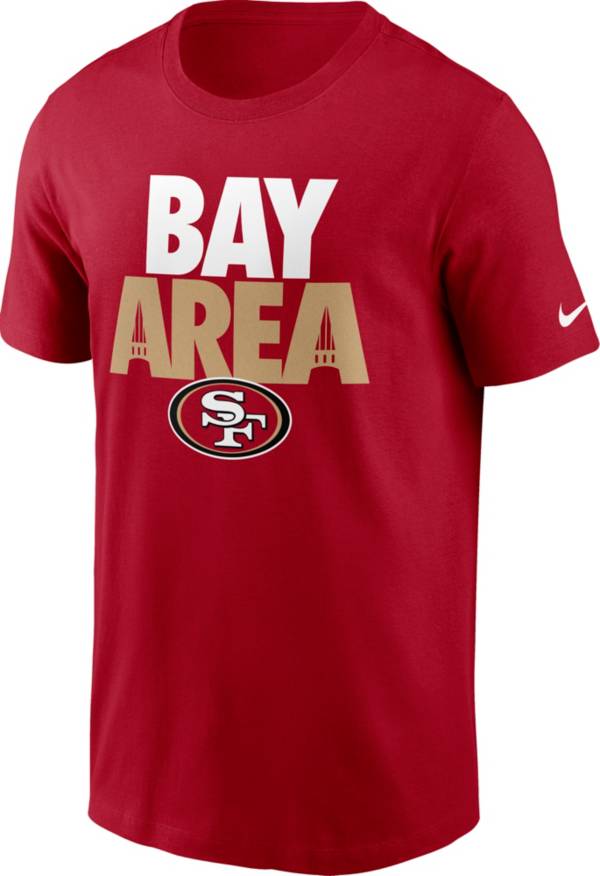 Nike Men's San Francisco 49ers Bay Area Red T-Shirt