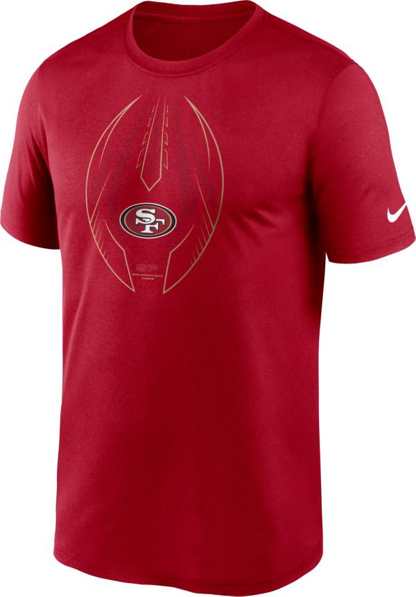 Nike Men's San Francisco 49ers Legend Icon Red Performance T-Shirt