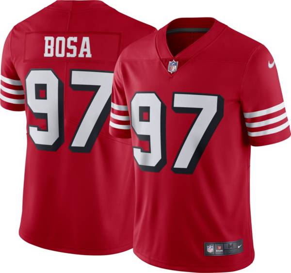 Nike Men's San Francisco 49ers Nick Bosa #97 Alternate Red Limited Jersey