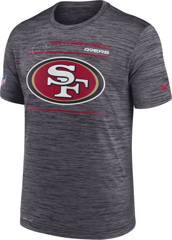 Nike Men's San Francisco 49ers Black Legend Velocity Sideline T-Shirt