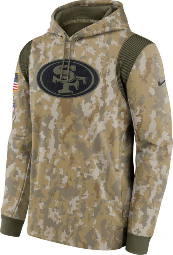 Nike Men's San Francisco 49ers Salute to Service Camouflage Hoodie
