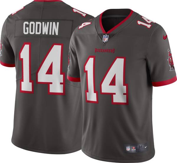 Nike Men's Tampa Bay Buccaneers Chris Godwin #14 Pewter Alternate Limited Jersey