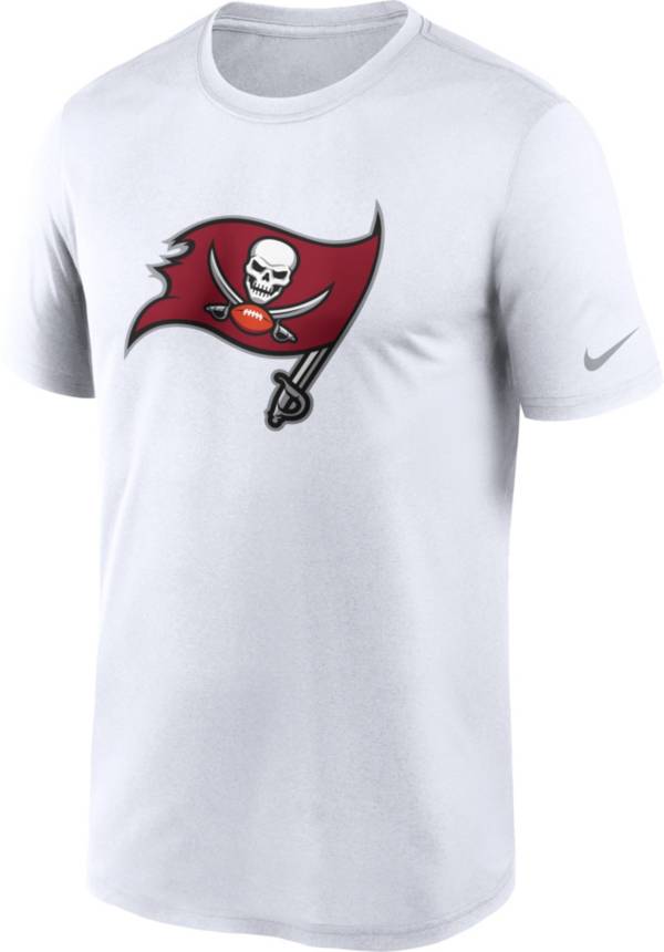 Nike Men's Tampa Bay Buccaneers Legend Logo White T-Shirt