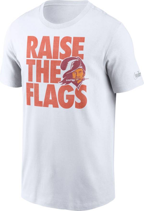 Nike Men's Tampa Bay Buccaneers Raise the Flags White T-Shirt