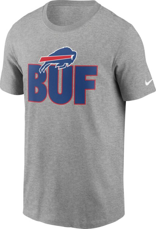 Nike Men's Buffalo Bills Buf Grey T-Shirt