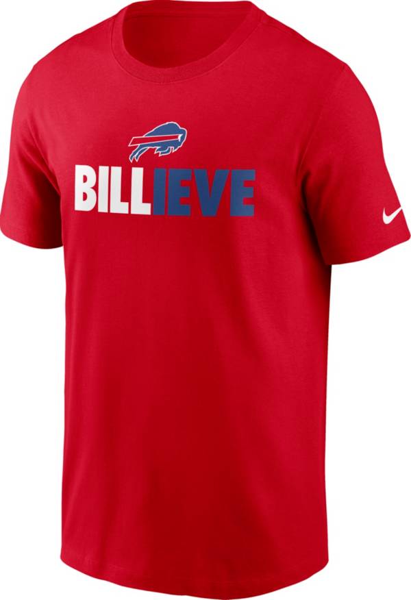 Nike Men's Buffalo Bills Billieve Red T-Shirt