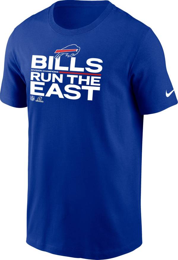 Nike Men's Buffalo Bills 2021 AFC East Division Champions Royal T-Shirt