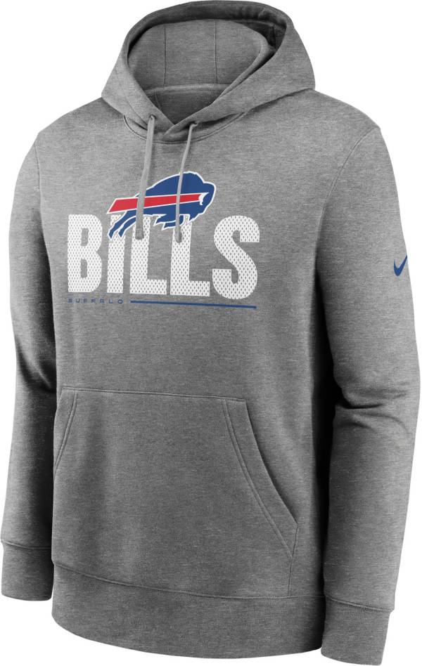 Nike Men's Buffalo Bills Impact Club Grey Hoodie