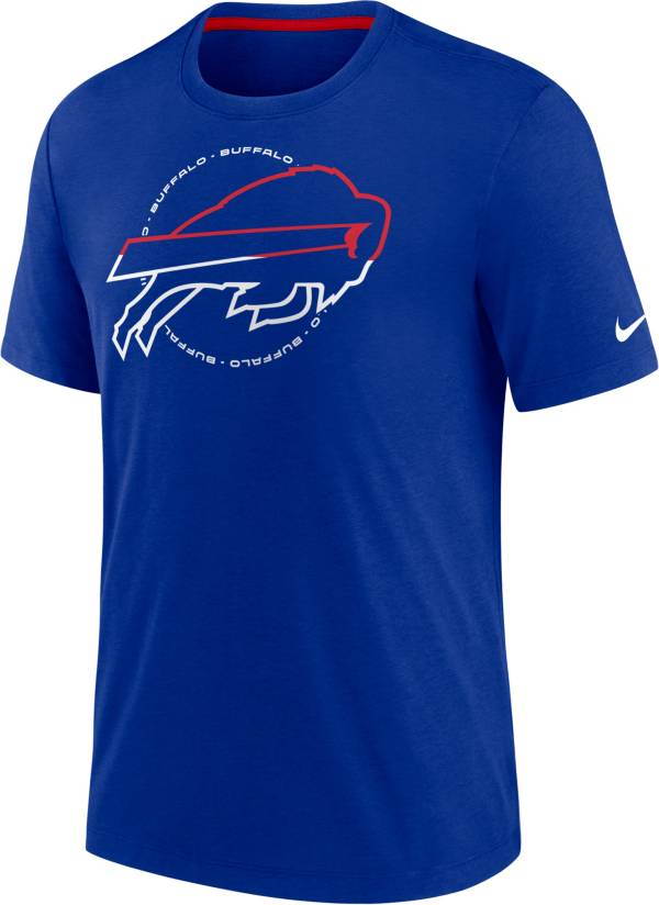 Nike Men's Buffalo Bills Impact Tri-Blend Royal T-Shirt