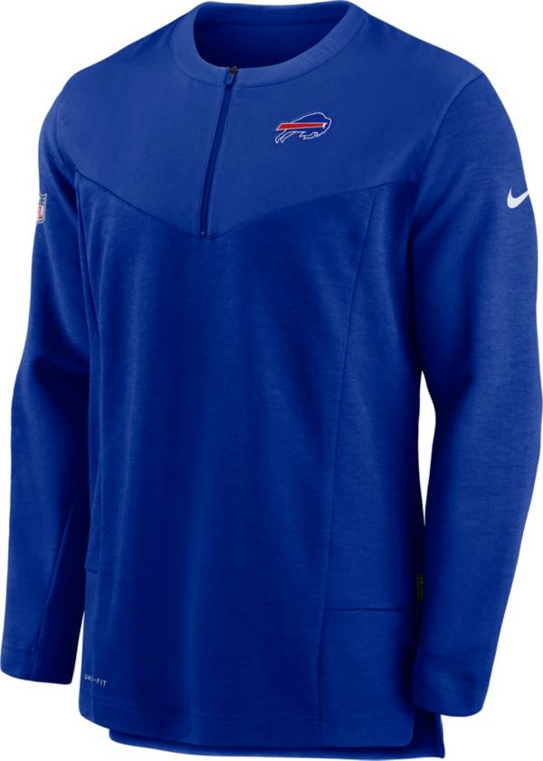 Nike Men's Buffalo Bills Sideline Coach Half-Zip Royal Pullover product image