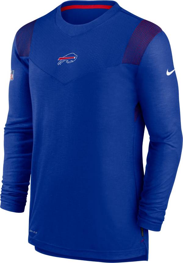 بيغ بانغ Nike Men's Buffalo Bills Sideline Player Dri-FIT Long Sleeve Royal T-Shirt بيغ بانغ