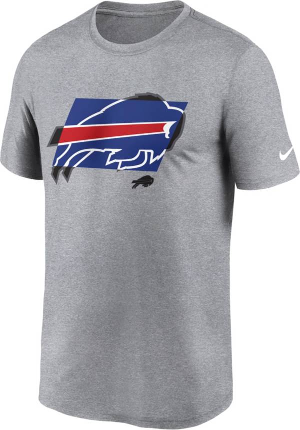 Nike Men's Buffalo Bills Tonal Logo Legend Grey T-Shirt